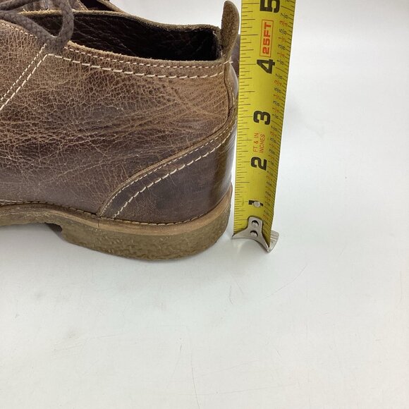 Bed Stu Mens Bench Made Distressed Brown Leather Chukka Boots Lace Up Size 8 main image 8